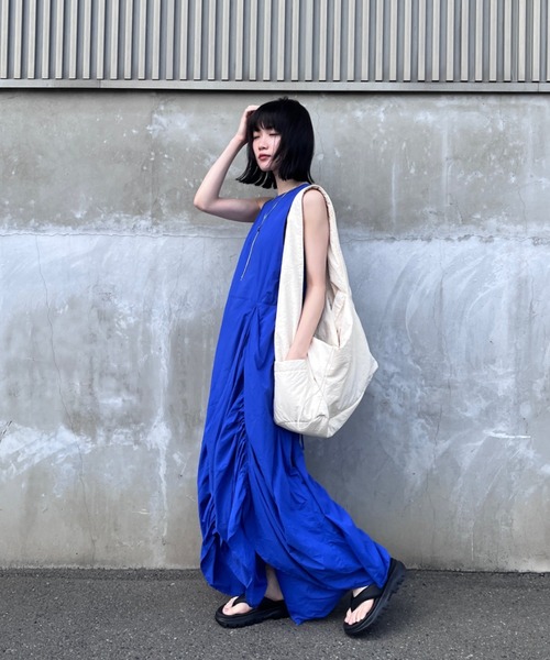 emmi（エミ）の「eco ナイロンエアーボリュームワンピース（ワンピース