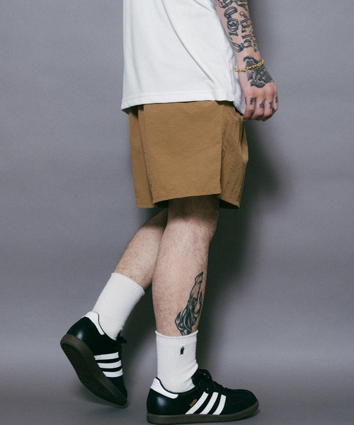 SBCY Sport（エスビーシーワイスポーツ）の「NYLON SHORTS-CROWD-（その他パンツ・メンズ・ブラック/キャメル・MEDIUM/LARGE/X-LARGE/SMALL）」の4枚目の写真