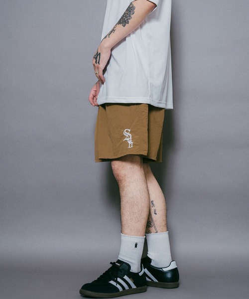 SBCY Sport（エスビーシーワイスポーツ）の「NYLON SHORTS-CROWD-（その他パンツ・メンズ・ブラック/キャメル・MEDIUM/LARGE/X-LARGE/SMALL）」の5枚目の写真