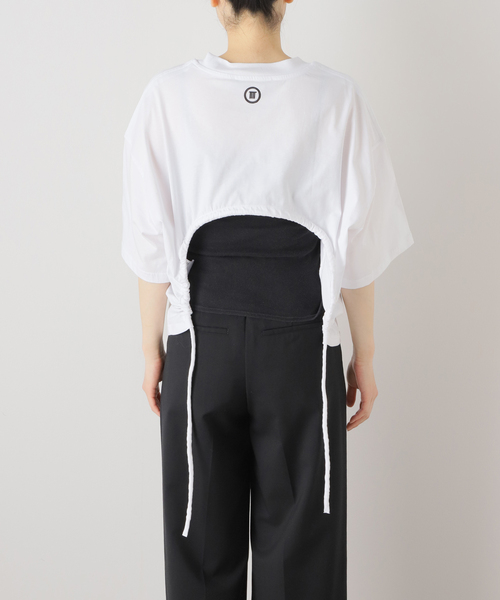 TELA（テラ）の「【TELA/テラ】 S/S back open T：Tシャツ（Tシャツ/カットソー・レディース・ホワイト・SMALL）」の12枚目の写真