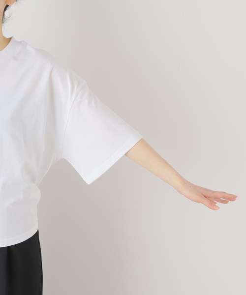 TELA（テラ）の「【TELA/テラ】 S/S back open T：Tシャツ（Tシャツ/カットソー・レディース・ホワイト・SMALL）」の13枚目の写真