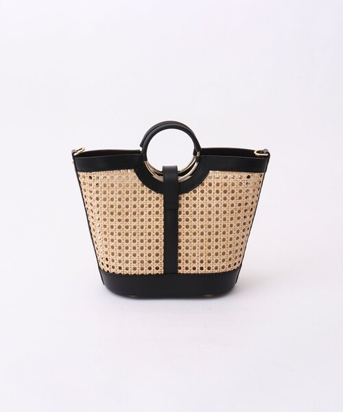 NOLLEY’S（ノーリーズ）の「【ANTONELLO MASI/アントネッロマージ】◇【WEB限定】ラタンリングハンドルトートバッグ（トートバッグ・レディース・ベージュ系その他3/ブラック系その他3・FREE）」の5枚目の写真
