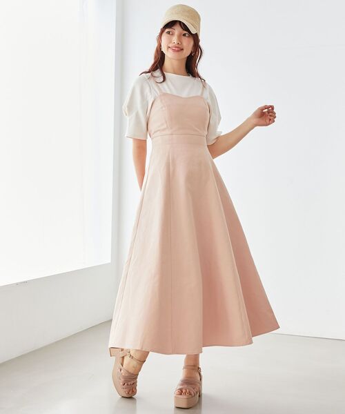 MAJESTIC LEGON（マジェスティックレゴン）の「タックスリーブトップス（Tシャツ/カットソー・レディース・ブラック系その他/ブラック/アイボリー/ピンク・MEDIUM）」の17枚目の写真