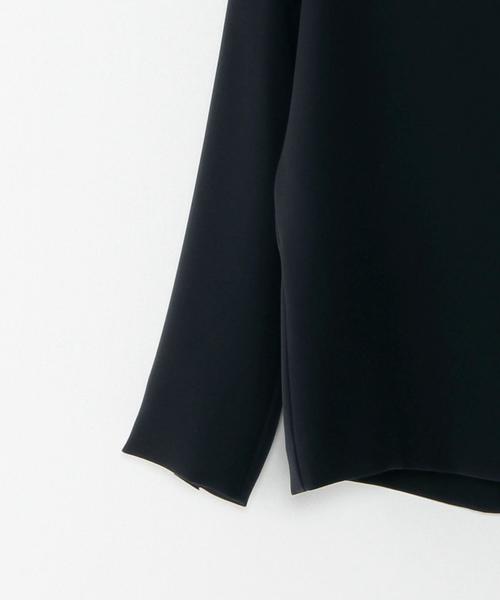 Steven Alan（スティーブンアラン）の「＜Steven Alan＞DOUBLE CLOTH BOTTLE NECK BLOUSE/ﾌﾞﾗｳｽ◆（シャツ/ブラウス・レディース・ホワイト/オリーブ/ネイビー・MEDIUM/SMALL）」の6枚目の写真