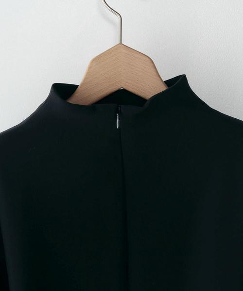 Steven Alan（スティーブンアラン）の「＜Steven Alan＞DOUBLE CLOTH BOTTLE NECK BLOUSE/ﾌﾞﾗｳｽ◆（シャツ/ブラウス・レディース・ホワイト/オリーブ/ネイビー・MEDIUM/SMALL）」の10枚目の写真