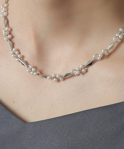 Kana(カナ)の「ミニパール メタル ネックレス 結婚式 お呼ばれ デイリー(ネックレス・レディース・ゴールド/シルバー・フリー)」の13枚目の写真