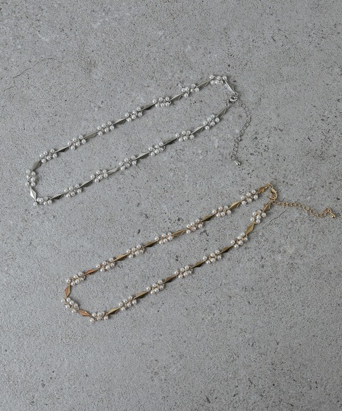 Kana(カナ)の「ミニパール メタル ネックレス 結婚式 お呼ばれ デイリー(ネックレス・レディース・ゴールド/シルバー・フリー)」の7枚目の写真