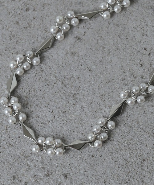 Kana(カナ)の「ミニパール メタル ネックレス 結婚式 お呼ばれ デイリー(ネックレス・レディース・ゴールド/シルバー・フリー)」の6枚目の写真