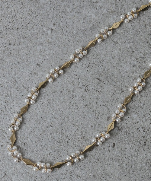 Kana(カナ)の「ミニパール メタル ネックレス 結婚式 お呼ばれ デイリー(ネックレス・レディース・ゴールド/シルバー・フリー)」の5枚目の写真