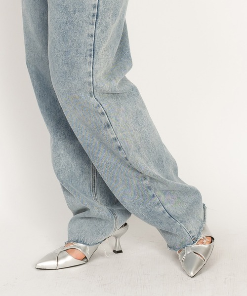 SVEC（シュベック）の「ポインテッドトゥ バックストラップパンプス（パンプス・レディース・ブラック/シルバー・35/36/37/38/39）」の10枚目の写真