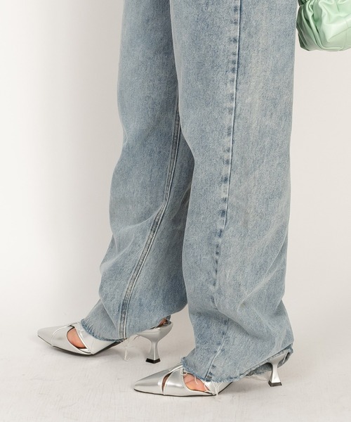 SVEC（シュベック）の「ポインテッドトゥ バックストラップパンプス（パンプス・レディース・ブラック/シルバー・35/36/37/38/39）」の12枚目の写真