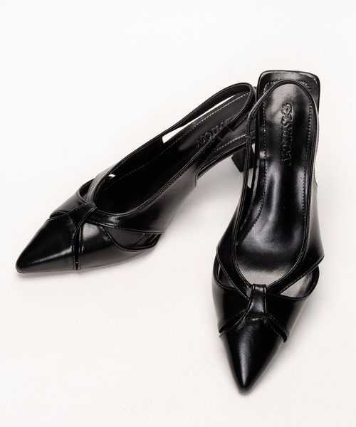 SVEC（シュベック）の「ポインテッドトゥ バックストラップパンプス（パンプス・レディース・ブラック/シルバー・35/36/37/38/39）」の19枚目の写真