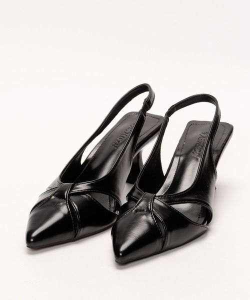 SVEC（シュベック）の「ポインテッドトゥ バックストラップパンプス（パンプス・レディース・ブラック/シルバー・35/36/37/38/39）」の15枚目の写真