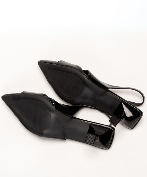 SVEC（シュベック）の「ポインテッドトゥ バックストラップパンプス（パンプス・レディース・ブラック/シルバー・35/36/37/38/39）」の18枚目の写真