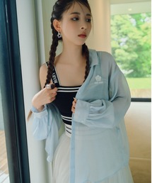 LILY BROWN | 【WEB・一部店舗限定カラー】【LILY BROWN×MARY QUANT】シアーオーバーシャツ(シャツ/ブラウス)