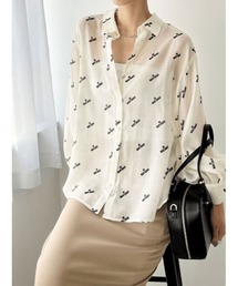 LILY BROWN | 【WEB・一部店舗限定カラー】【LILY BROWN×MARY QUANT】シアーオーバーシャツ(シャツ/ブラウス)