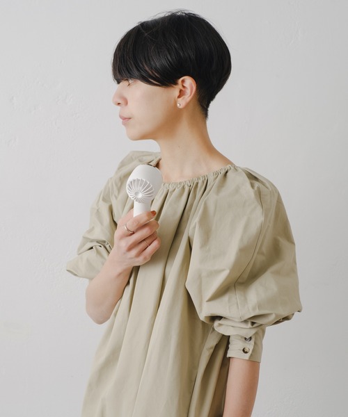 BIRTHDAY BAR（バースデイバー）の「handheld cooling fan 冷却プレート付扇風機（生活家電・レディース・ホワイト/グリーン・フリー）」の12枚目の写真