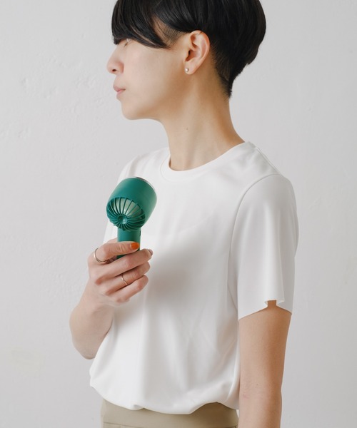 BIRTHDAY BAR（バースデイバー）の「handheld cooling fan 冷却プレート付扇風機（生活家電・レディース・ホワイト/グリーン・フリー）」の10枚目の写真