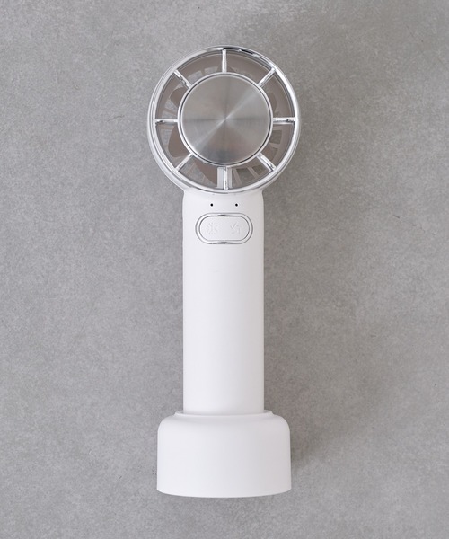 BIRTHDAY BAR（バースデイバー）の「handheld cooling fan 冷却プレート付扇風機（生活家電・レディース・ホワイト/グリーン・フリー）」の14枚目の写真