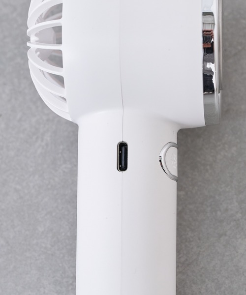 BIRTHDAY BAR（バースデイバー）の「handheld cooling fan 冷却プレート付扇風機（生活家電・レディース・ホワイト/グリーン・フリー）」の6枚目の写真