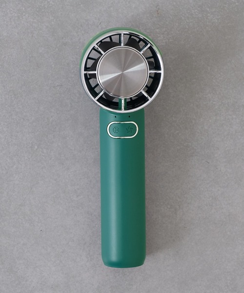 BIRTHDAY BAR（バースデイバー）の「handheld cooling fan 冷却プレート付扇風機（生活家電・レディース・ホワイト/グリーン・フリー）」の4枚目の写真