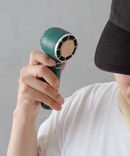 BIRTHDAY BAR（バースデイバー）の「handheld cooling fan 冷却プレート付扇風機（生活家電・レディース・ホワイト/グリーン・フリー）」の18枚目の写真