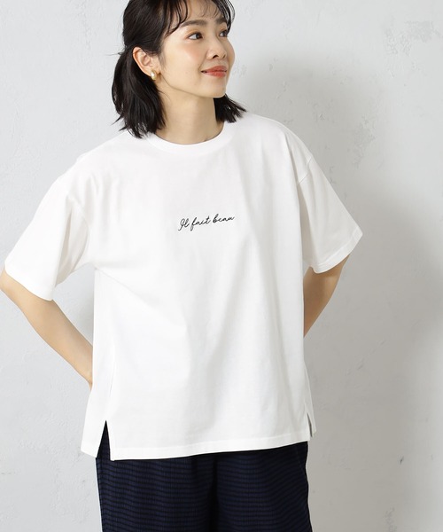 FOUND GOOD（ファウンドグッド）の「アソートプリント半袖Tシャツ（Tシャツ/カットソー・レディース・ブラック/ホワイト系5/パープル系2/ネイビー・L/M/S）」の2枚目の写真