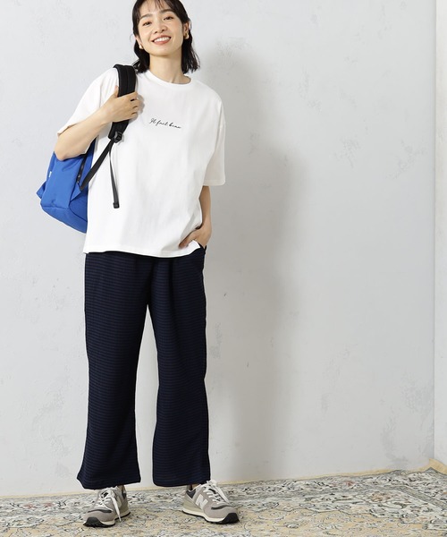 FOUND GOOD（ファウンドグッド）の「アソートプリント半袖Tシャツ（Tシャツ/カットソー・レディース・ブラック/ホワイト系5/パープル系2/ネイビー・L/M/S）」の5枚目の写真