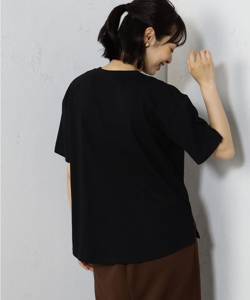 FOUND GOOD（ファウンドグッド）の「アソートプリント半袖Tシャツ（Tシャツ/カットソー・レディース・ブラック/ホワイト系5/パープル系2/ネイビー・L/M/S）」の10枚目の写真