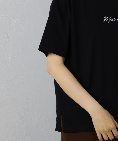 FOUND GOOD（ファウンドグッド）の「アソートプリント半袖Tシャツ（Tシャツ/カットソー・レディース・ブラック/ホワイト系5/パープル系2/ネイビー・L/M/S）」の11枚目の写真