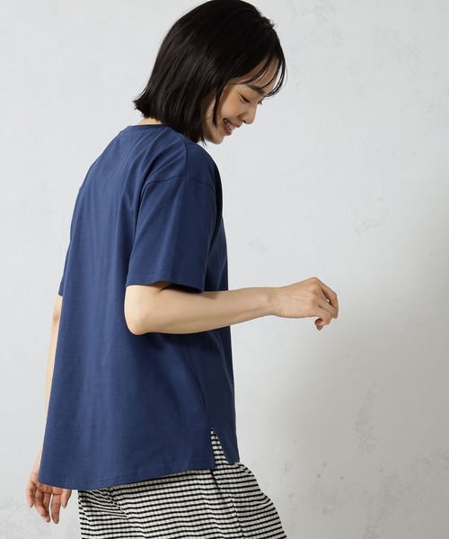 FOUND GOOD（ファウンドグッド）の「アソートプリント半袖Tシャツ（Tシャツ/カットソー・レディース・ブラック/ホワイト系5/パープル系2/ネイビー・L/M/S）」の14枚目の写真