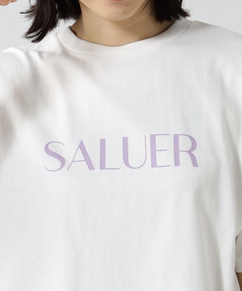 FOUND GOOD（ファウンドグッド）の「アソートプリント半袖Tシャツ（Tシャツ/カットソー・レディース・ブラック/ホワイト系5/パープル系2/ネイビー・L/M/S）」の18枚目の写真