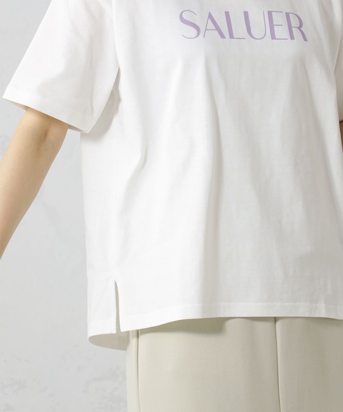 FOUND GOOD（ファウンドグッド）の「アソートプリント半袖Tシャツ（Tシャツ/カットソー・レディース・ブラック/ホワイト系5/パープル系2/ネイビー・L/M/S）」の19枚目の写真