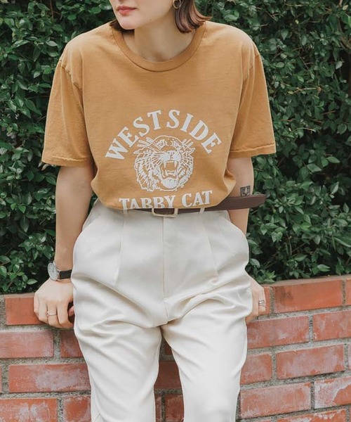 MIXTA/ミクスタ TABBY CAT SS CREWNECK T-SHIRTS Tシャツ（T