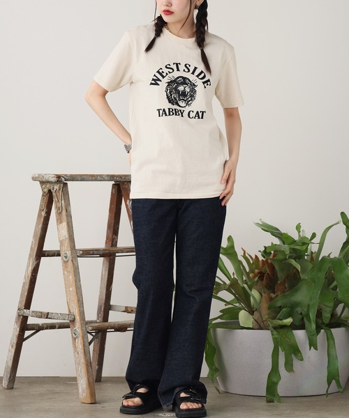 MIXTA/ミクスタ TABBY CAT SS CREWNECK T-SHIRTS Tシャツ（T
