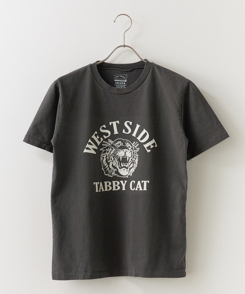 MIXTA/ミクスタ TABBY CAT SS CREWNECK T-SHIRTS Tシャツ（T