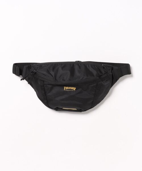 THRASHER（スラッシャー）の「スラッシャー RUNNING PUSH Waist Bag ウエストバッグ ボディーバッグ 大人カジュアル（ボディバッグ/ウエストポーチ・メンズ・ブラック系その他/ブラック系その他3/ブラック系その他2・FREE）」の3枚目の写真