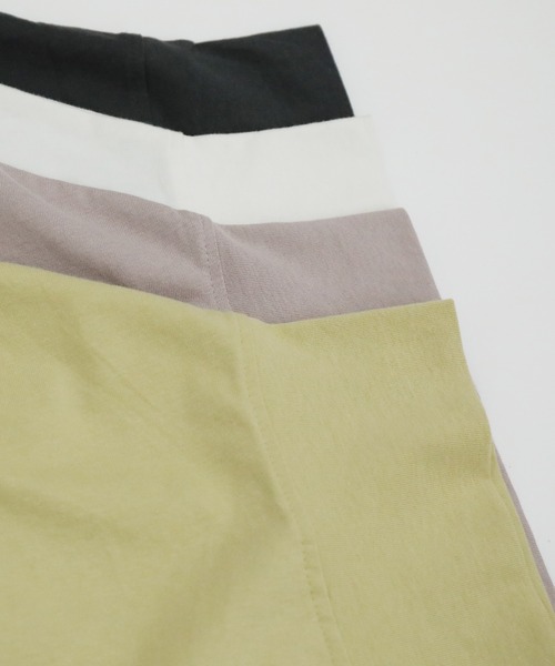 anown（アノン）の「ドルマンTシャツ トップス ドルマンスリーブ カットソー tシャツ 半袖 プルオーバー 体型カバー 二の腕カバー 綿100（Tシャツ/カットソー・レディース・ブラック/オフホワイト/イエロー/チャコール/ピンク・M）」の11枚目の写真