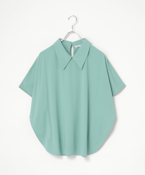 LBC（エルビーシー）の「シルケット襟付きプルオーバー（Tシャツ/カットソー・レディース・ブラック/ホワイト/ミント/ネイビー・M）」の20枚目の写真