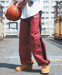 NBA | 【NBA】別注/サイドライン/チームロゴワッペン/ナイロンルーズパンツ(スウェットパンツ)