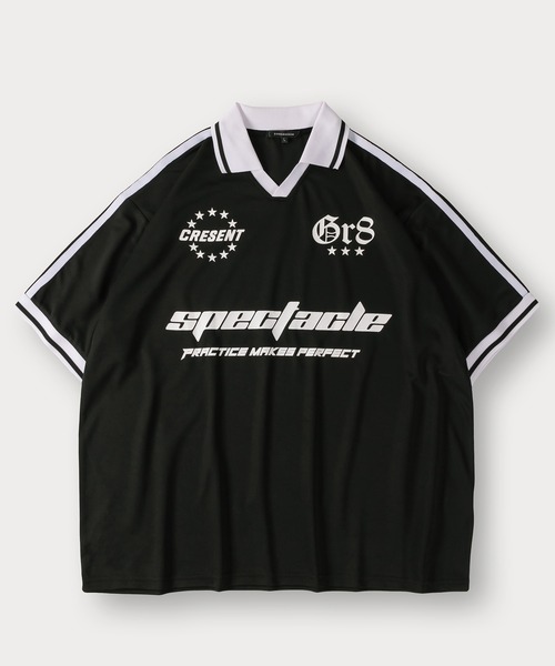 SPEED ゲームシャツ ハードコア Lサイズ ◇ゲームシャツデザイン ショート丈 L/S Tシャツ◇yn-040gts