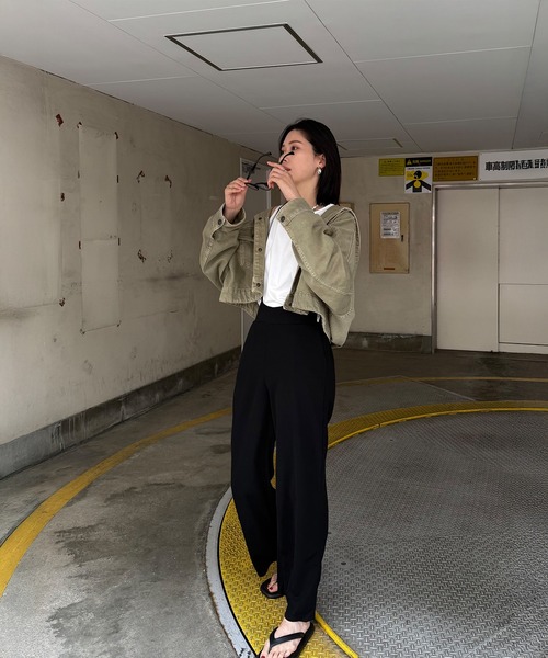 Futier land(フューティアランド)の「Straight Over Alls Pants(サロペット/オーバーオール・レディース・ブラック・MEDIUM/LARGE)」の5枚目の写真