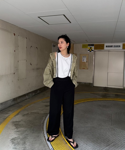 Futier land(フューティアランド)の「Straight Over Alls Pants(サロペット/オーバーオール・レディース・ブラック・MEDIUM/LARGE)」の3枚目の写真