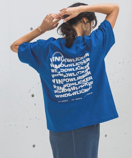 HEREIAM（ヘレイアム）の「【HEREIAM】ユニセックス＆吸水速乾＆接触冷感／WINDOWLICKER TEE（Tシャツ/カットソー・レディース・ブラック/ブルー/ホワイト/ピンク・MEDIUM/LARGE）」の4枚目の写真