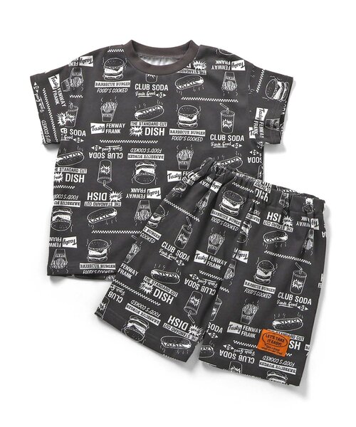 BREEZE（ブリーズ）の「【接触冷感・吸水速乾】バラエティーユニパジャマ（ルームウェア/パジャマ・キッズ・オフホワイト/クリーム/エメラルド/チャコール・90/100/110/120/80/130/140/150）」の8枚目の写真