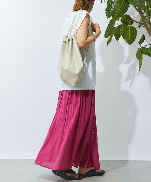 un dix cors（アンディコール）の「レザーナップザック（バックパック/リュック・レディース・ブラック/アイボリー・FREE）」の11枚目の写真