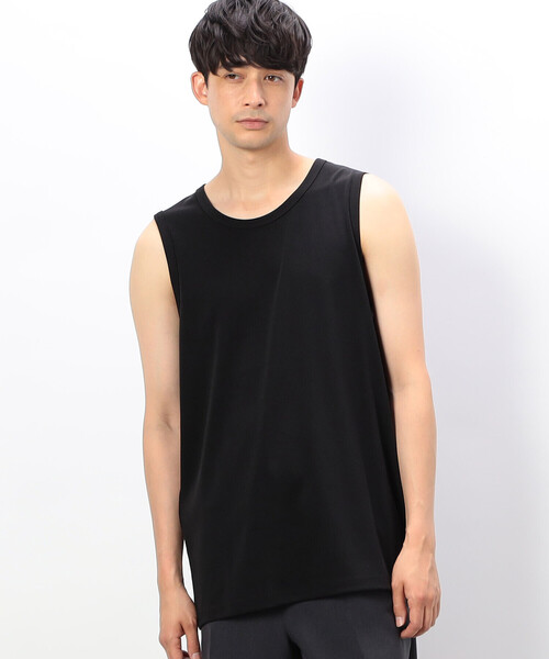 COMME CA ISM(コムサイズム)の「ルーズフィット タンクトップ(タンクトップ・メンズ・ブラック/ホワイト・MEDIUM/LARGE)」の6枚目の写真