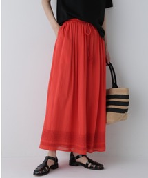 human woman | ◆インド刺繍コットンボイルスカート(スカート)