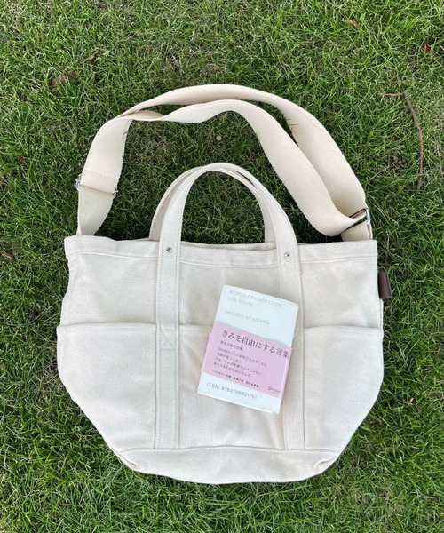 INTER FACTORY（インターファクトリー）の「さいとうなる - 3wayキャンバスバッグ - made in INTER FACTORY（トートバッグ・レディース・ナチュラル・FREE）」の21枚目の写真
