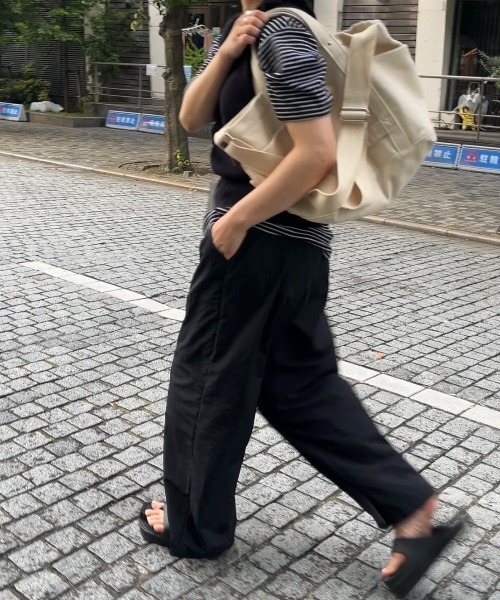 INTER FACTORY（インターファクトリー）の「さいとうなる - 3wayキャンバスバッグ - made in INTER FACTORY（トートバッグ・レディース・ナチュラル・FREE）」の16枚目の写真